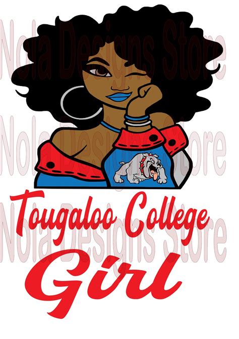 Tougaloo College Girl Png Svg - Etsy UK