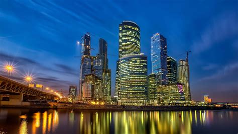 City Skyline Moscow Russia UHD 4K Wallpaper - Pixelz.cc