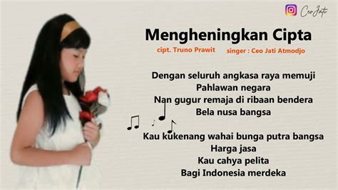 Mengheningkan Cipta - Lirik Lagu Nasional - YouTube