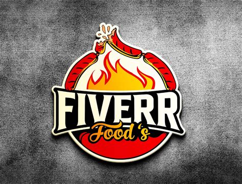 Fiverr Food Logo Design by Spacegraphique on Dribbble