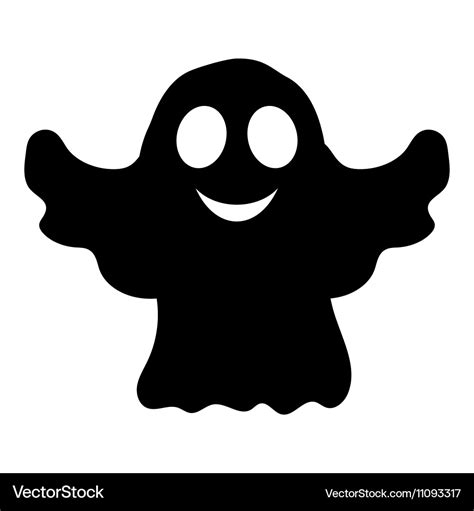 Halloween Ghost Silhouette Svg