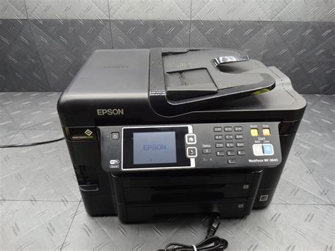 Epson WorkForce WF-3640 All-in-One Printer (Printer Head Clogged ...