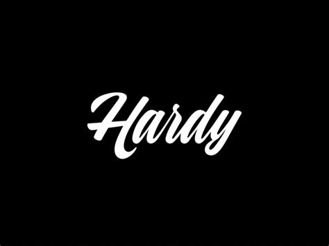 Hardy | Hardy, ? logo, Text