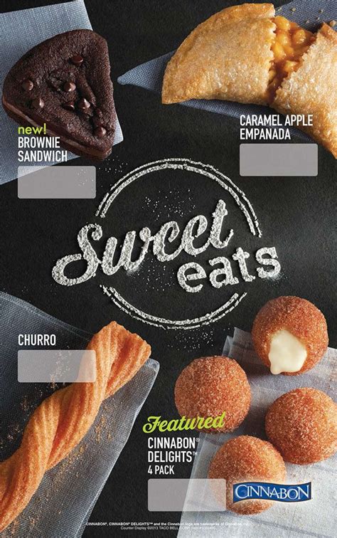 Taco Bell Sweet Eats | How sweet eats, Brownie, Photographing food