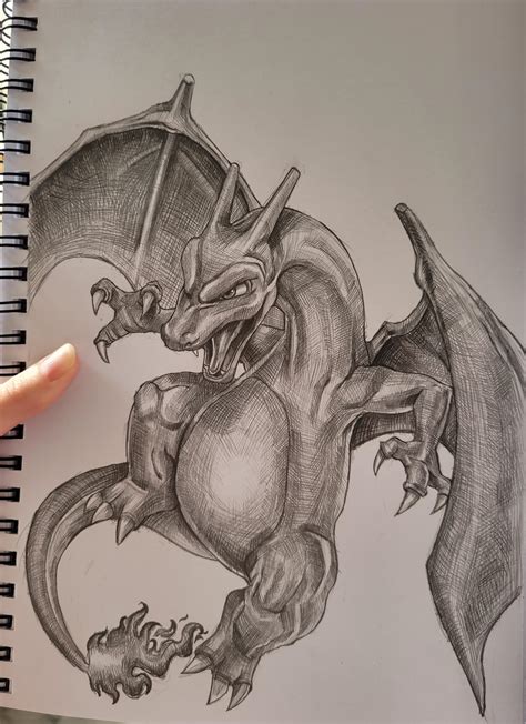 Real Life Pokemon Drawings Charizard