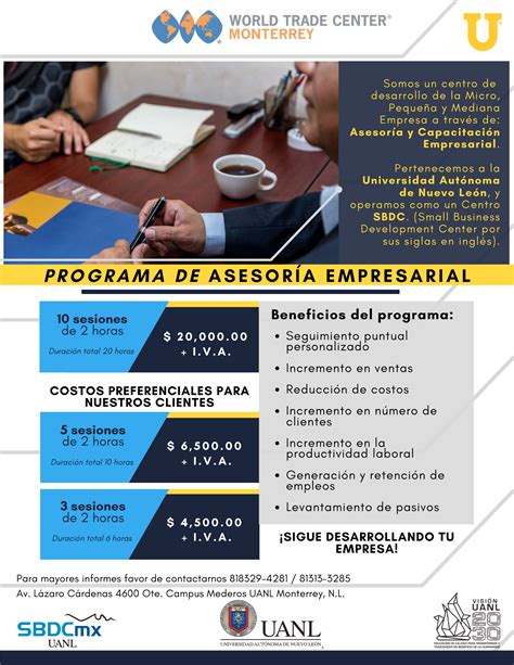 Programa de Asesoría Empresarial | WTC Monterrey