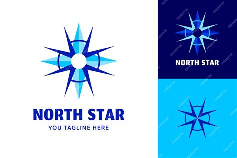 Free Vector | North star logo template