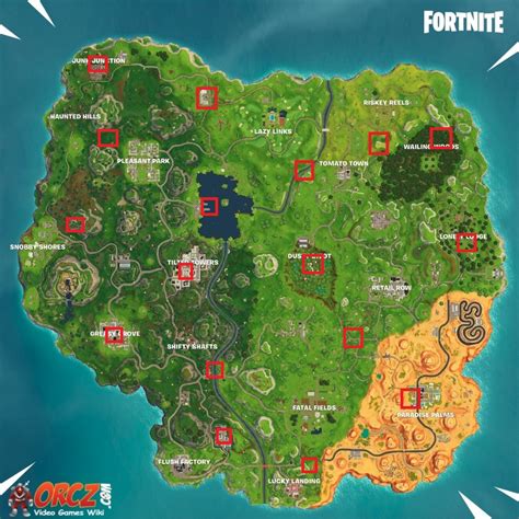 Fortnite Battle Royale: Floating Lightning Bolts Locations - Orcz.com ...