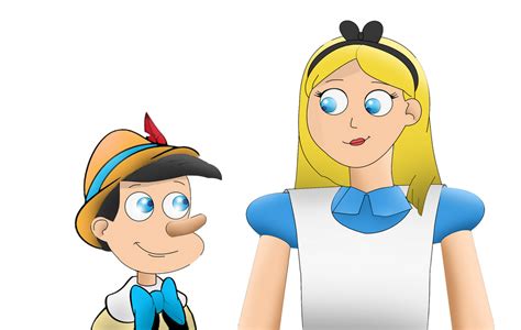 Pinocchio and Alice Art by MaxGoudiss on DeviantArt