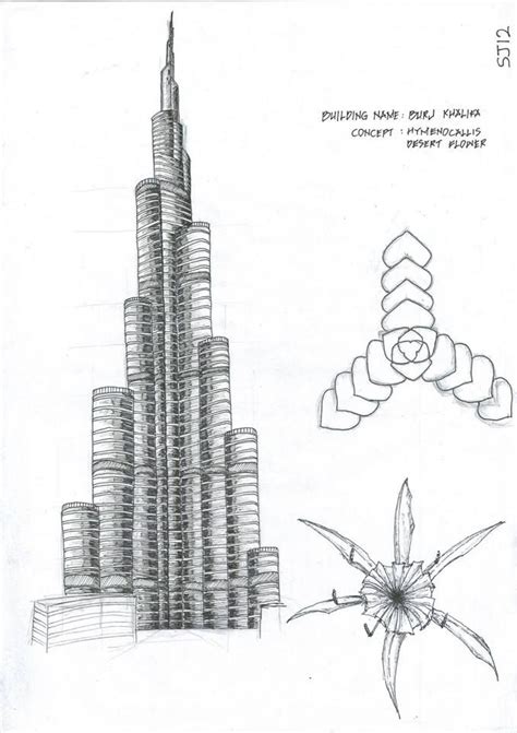 The design of Burj Khalifa was inspired by the desert flower ...