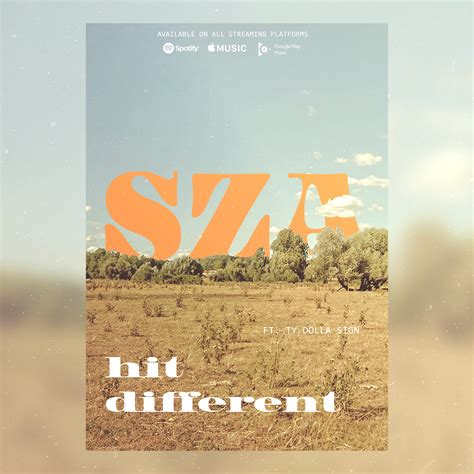 Sza 'Hit Different' Single Artwork Redesign on Behance