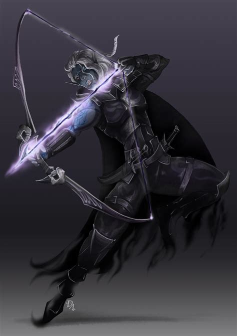 [OC][Art] Death from the Shadows - Drow Gloomstalker Ranger : r/DnD