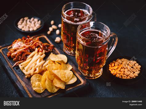 Beer Snacks. Bar Table Image & Photo (Free Trial) | Bigstock