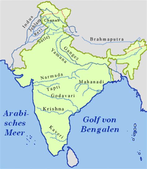 River Map Of India Major Indian Rivers Map Whatsanswer Indian River Map ...