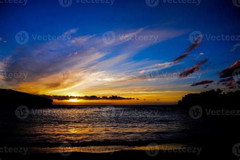 Beach sunset view 14787168 Stock Photo at Vecteezy