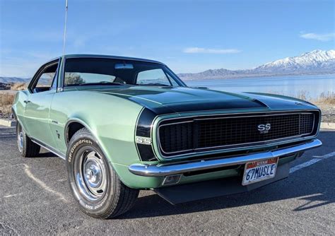 1967 Documented RS/SS Chevrolet Camaro in Rare Mountain Green Metallic ...