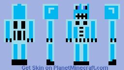 Diamond Golem Minecraft Skin