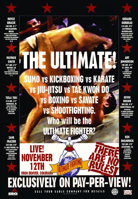 After Its Humble Beginnings in Denver, UFC Will Return November 10 ...