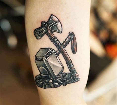 101 Amazing Mjolnir Tattoo Designs You Need To See! | Thor tattoo ...