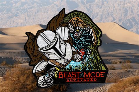 Beast Mode Activated MEGA Mando Patch — Overland Swag