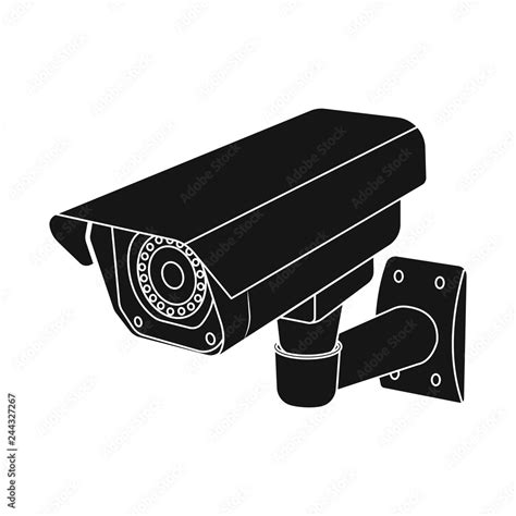 Vector illustration of cctv and camera logo. Collection of cctv and ...