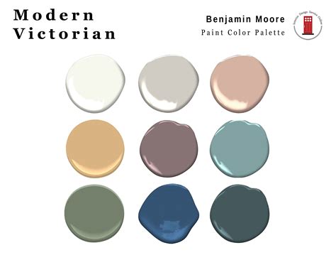 Victorian Benjamin Moore Paint Color Palette Whole House Paint Palette ...