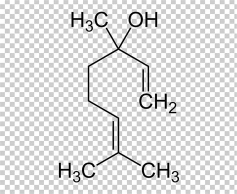 Linalool Chemical Compound Chemical Formula Alcohol Structure PNG ...