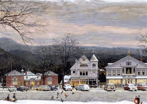 Norman Rockwell Christmas Village