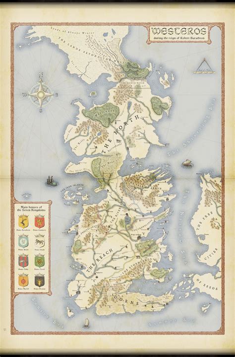 Printable Map Of Westeros