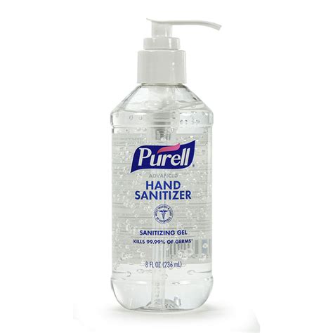 Purell Antiseptic Hand Sanitizer 8oz Pump Bottle - | Heartsmart - 4102-12-S