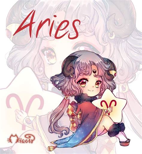 Magical Zodiac sign chibi aries by MIAOWx3 | Anime zodiac, Aries art ...