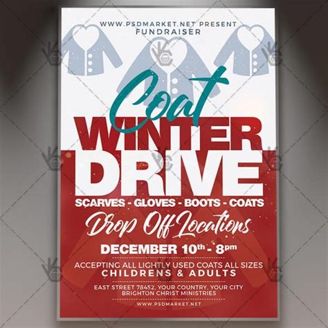 Download Coat Drive Flyer - PSD Template | PSDmarket