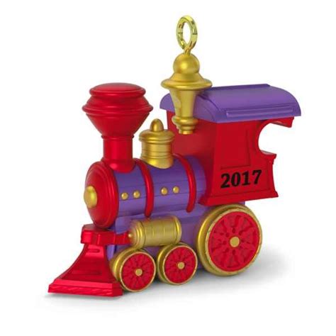 2017 Teeny Toy Train, Miniature | QXM8592 | Hallmark Ornaments .com