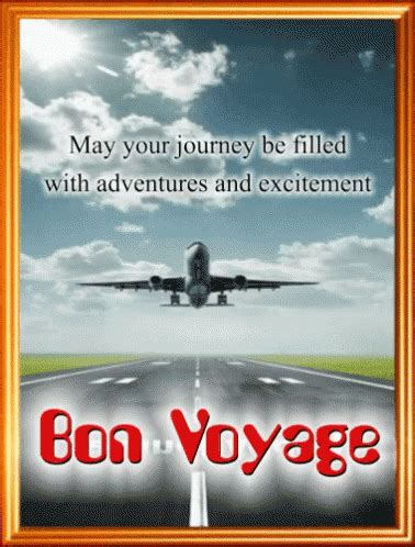 Happy Journey Bon Voyage GIF - Happy Journey Bon Voyage May Your ...