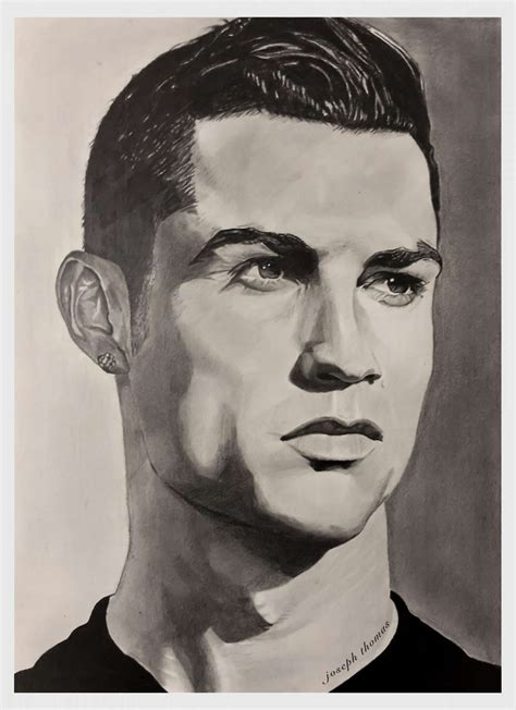 Sketch Cristiano Ronaldo Cartoon Drawing