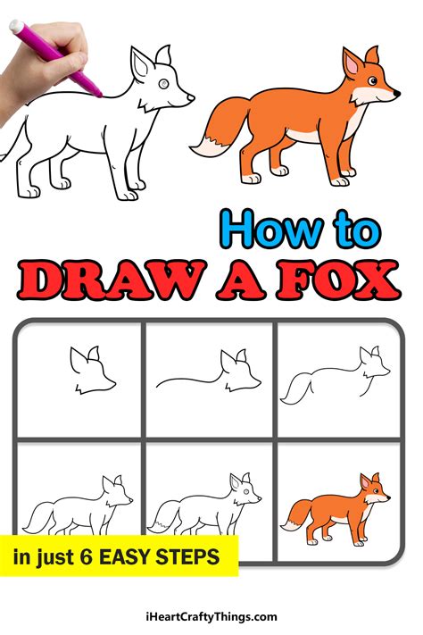 Fox Drawing - How To Draw A Fox Step By Step!