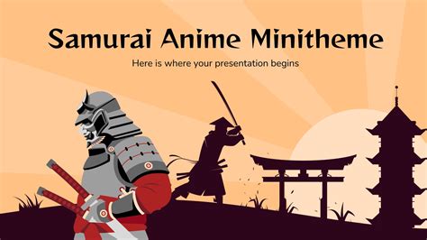 Samurai Anime Minitheme | Google Slides & PowerPoint Template