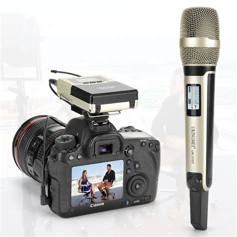 Wireless Handheld Microphone for DSLR Camera Outdoor Recording ...