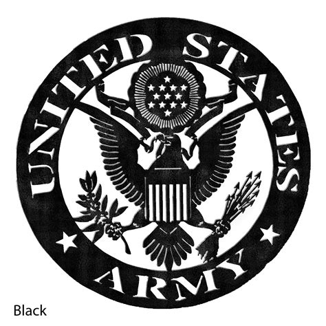 Army Logo Black And White - Top Defense Systems