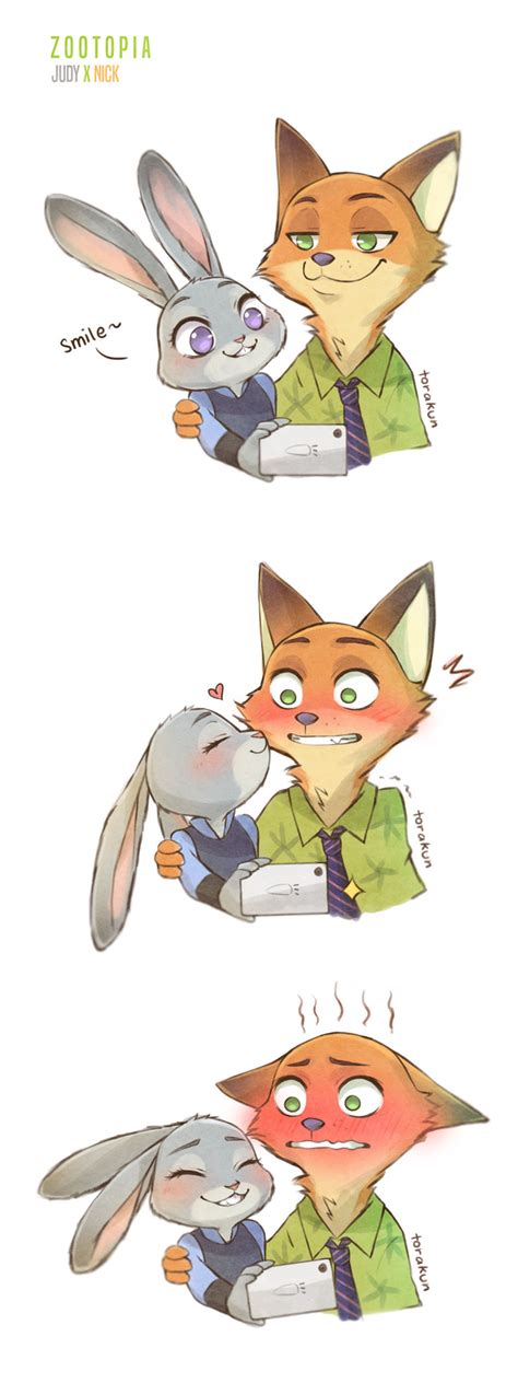 Fanart: Judy and Nick (Zootopia) by torakun14 on DeviantArt