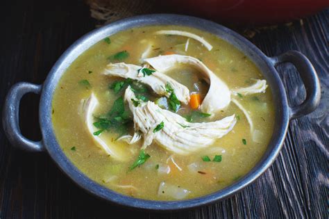 Leftover Turkey (or Chicken) Soup Recipe - Simply So Healthy