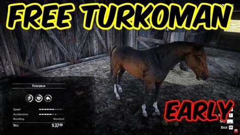 Free Turkoman RDR2 still works 8 Aug 2022 - YouTube