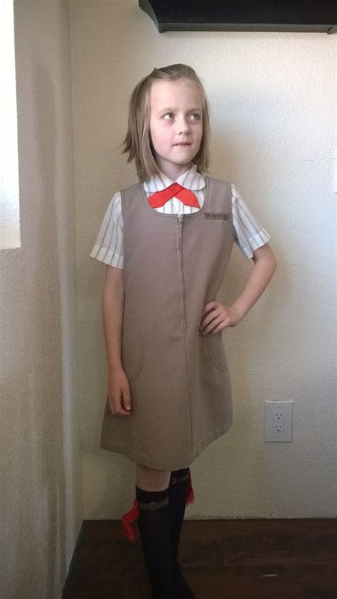 Vintage Girl Scout Brownie Uniform 1960's 8 piece