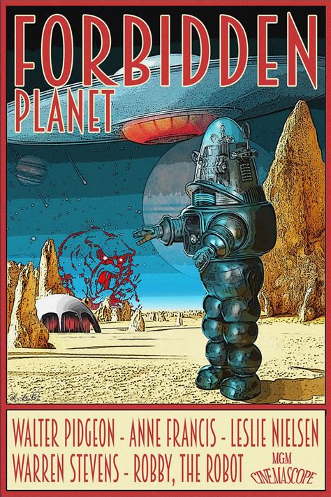 original Forbidden Planet Posters, by Robert Bertie | Classic sci fi ...