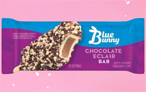 Blue Bunny - Chocolate Eclair Ice Cream Bar - Super Star Ice Cream