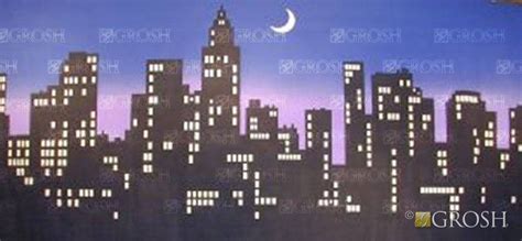 New York Skyline 6 Backdrop - Grosh Backdrops