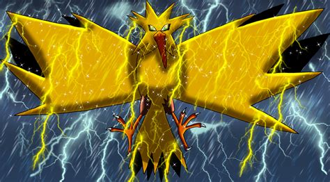 Shiny Zapdos by DragonessBlue on DeviantArt