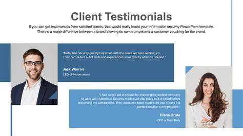 Client Testimonials Templates