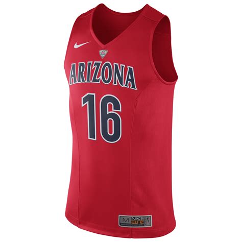 Nike #16 Arizona Wildcats Red Hyper Elite Authentic Performance ...