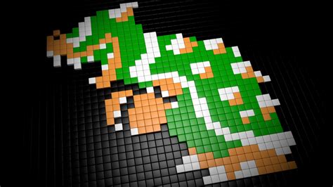 Koopa Bowser Super Mario Bros Pixel Art Pokemon Bowser Pixel Art ...